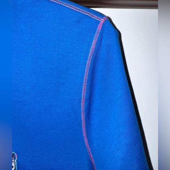 NWT Robert Graham Men Eye of The Skull Short Sleeve Knit T Shirt Blue Size Small - Picture 5 of 8